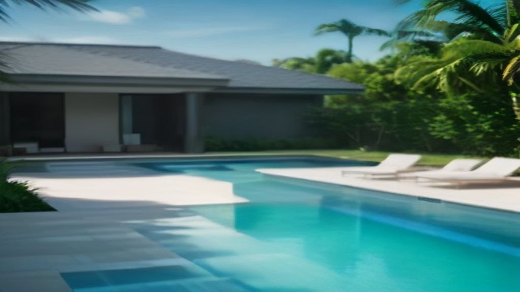 Inspirasi kolam renang minimalis dari jasa pembuatan kolam renang privat untuk halaman rumah.