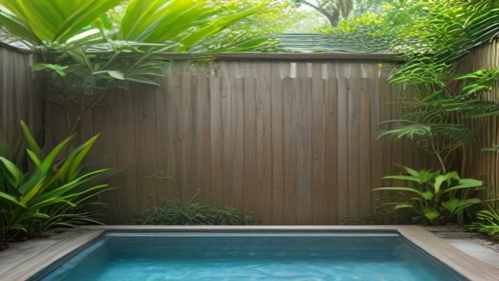 Desain ide private pool minimalis di lahan sempit belakang rumah agar tetap estetis dan fungsional